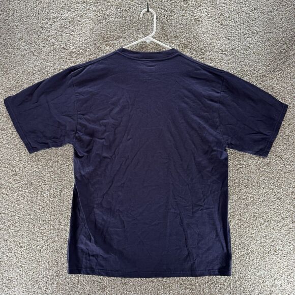 Atlanta Braces Shirt Mens Large Blue Majestic MLB Baseball Short Sleeve New Crew - Picture 8 of 11